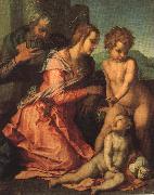 Andrea del Sarto Holy Family fgf oil painting picture wholesale